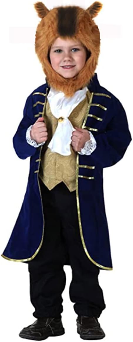Beast Prince Costume With Matching Plush Lion Hood