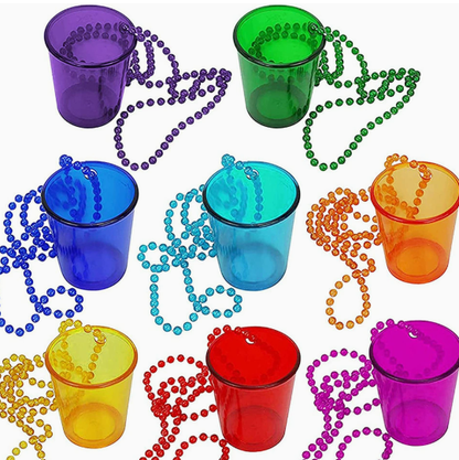 Beaded Shot Glass Necklaces