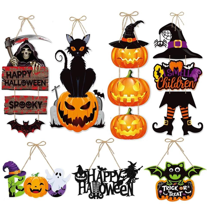 Halloween Hanging Signs (1 pc)