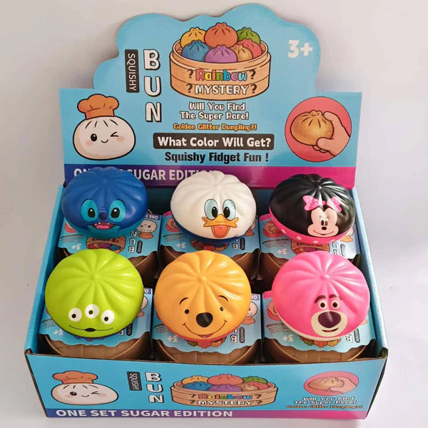 Disney Rainbow Mystery Squishy Bun (Sugar Edition)