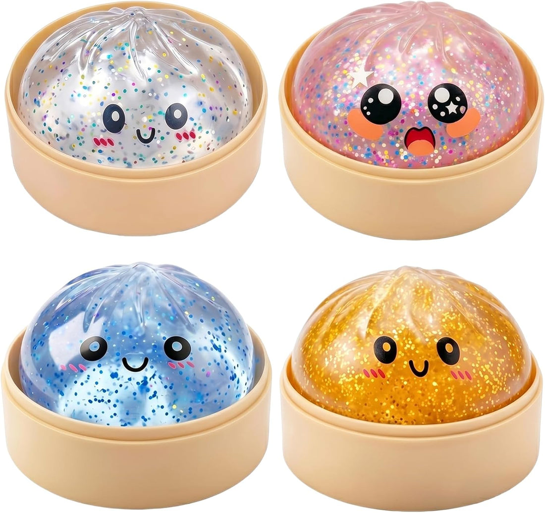 Bun Glitter Edition Mystery Squishy Dumpling