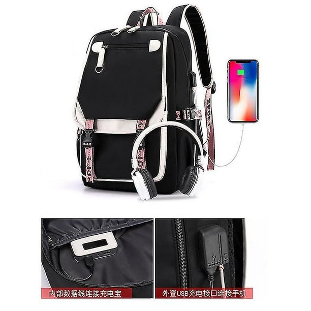 Blackpink Bookbag (Pink Black)