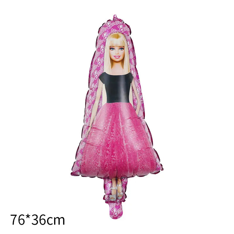 Barbie Shape Life Foil Balloon Type 2 (76cm x 36cm) - Preppy Kids (Grand Bazaar)