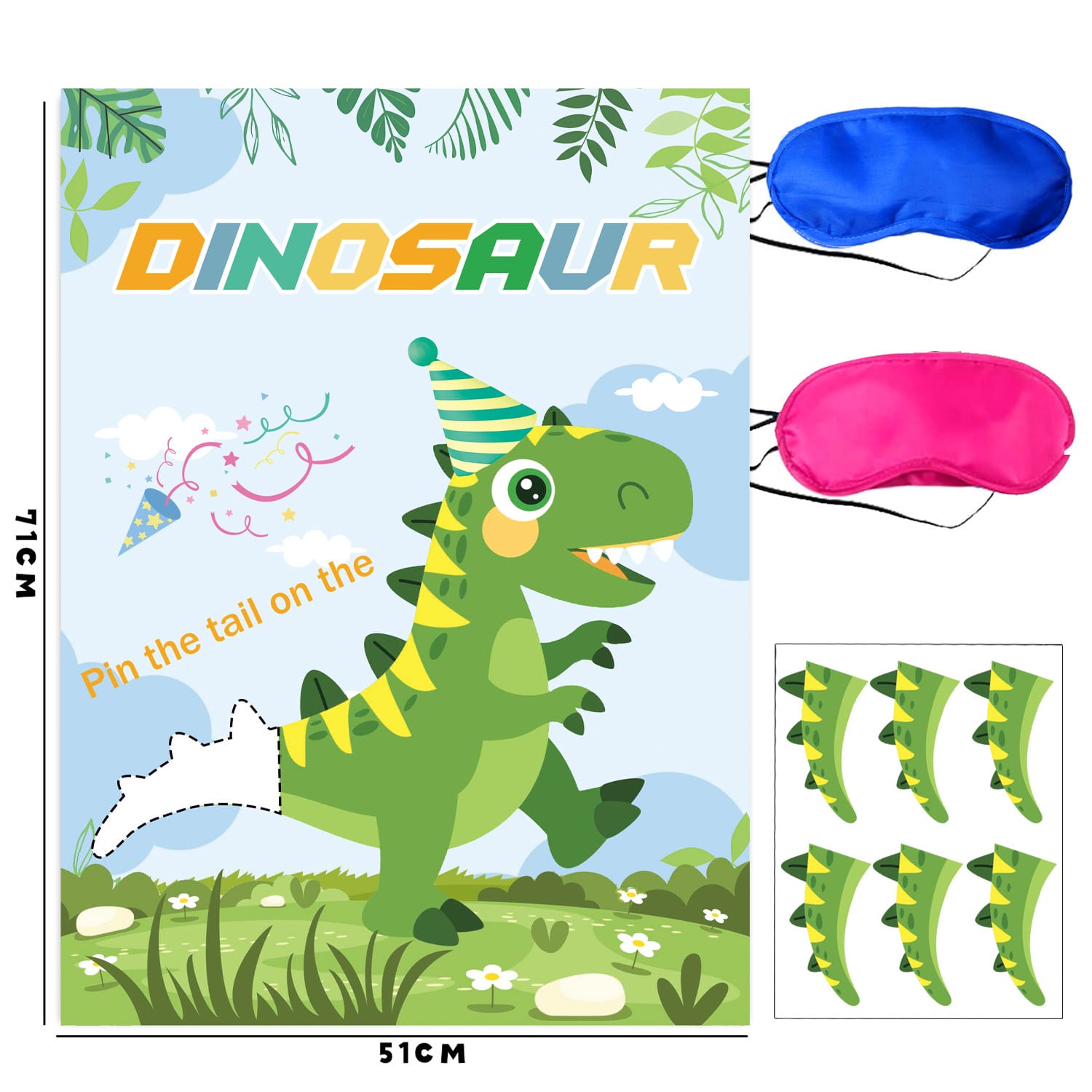 Pin The Tail on the Dinosaur 
