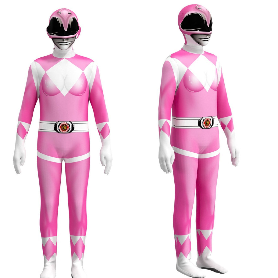 Power Rangers PINK Mighty Morphin Cosplay Costume