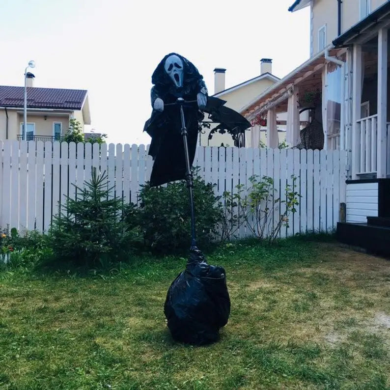 Scream Scarecrow Hanging Ghost Halloween Garden Decoration