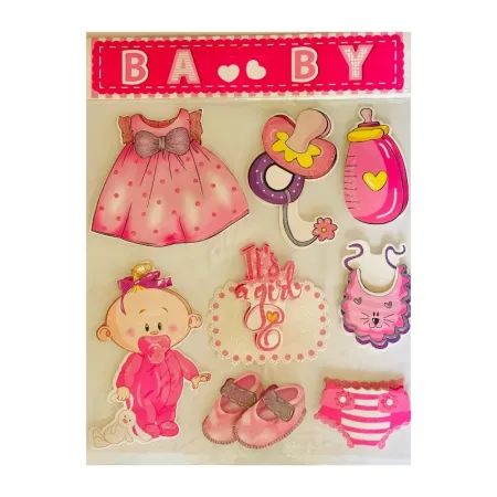 Baby Shower 3D Sticker Art- It&