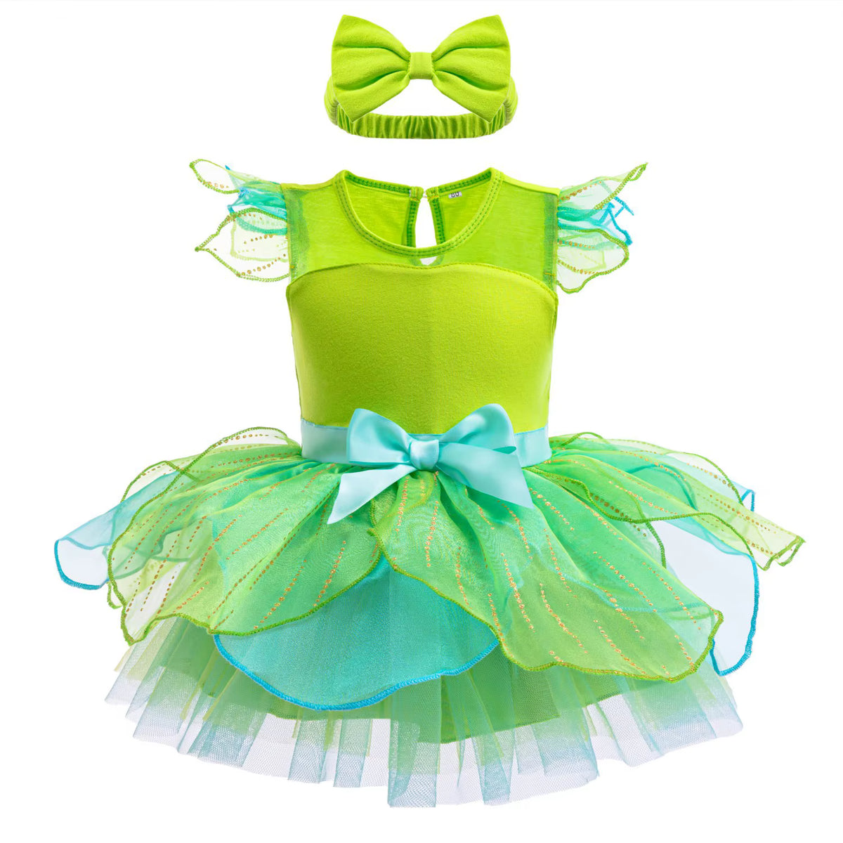 Green Fairy Dress With Matching Headband