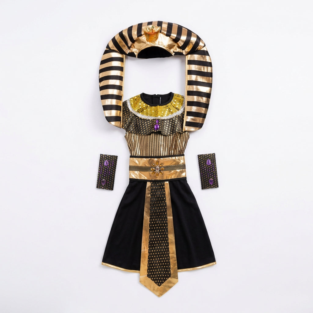 Egyptian Pharaoh Kids cosplay costume outfit