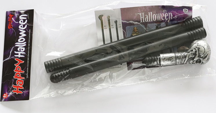 Halloween skull cane