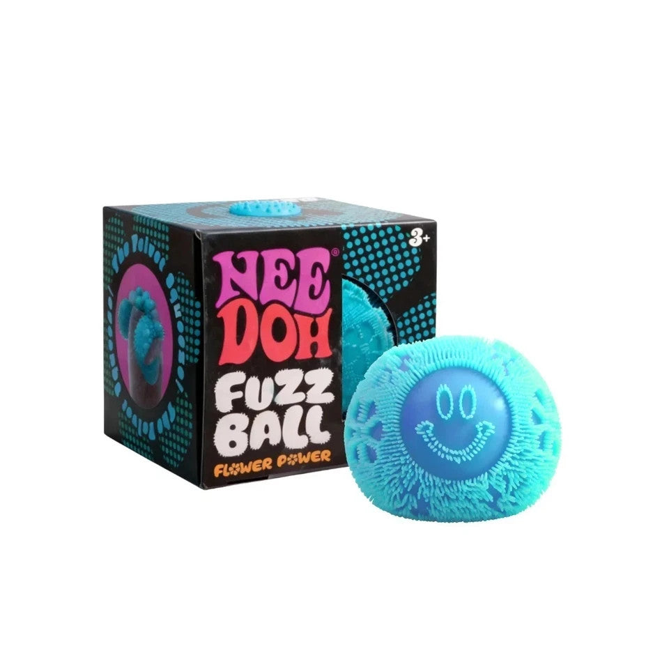 Schylling NeeDoh Fuzz Ball Flower Power