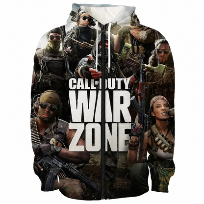 Call Of Duty Warzone Crew Zipper Hoodie