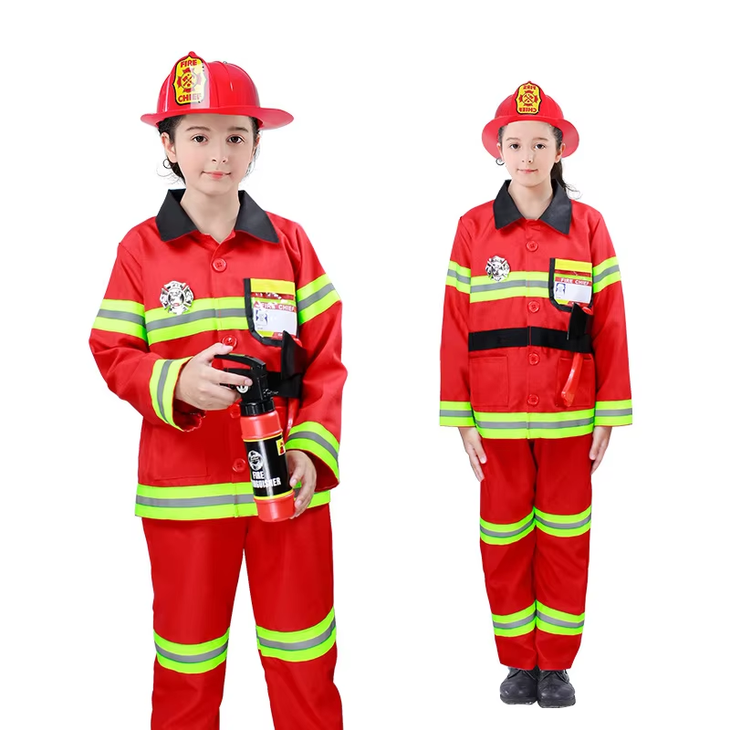 Junior Firefighter Career Day Costume Teen size Fireman