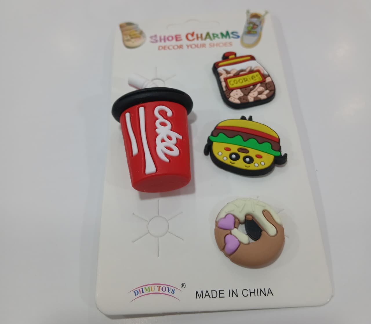 Foodie Croc charms set (4pcs)