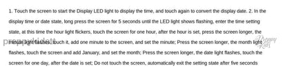 HOW TO PROGRAM TOUCH SCREEN LED WATCH