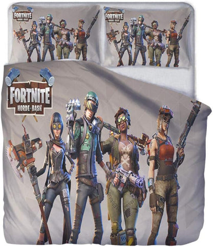 Fortnite 3pc Grey Fusion Comforter Set