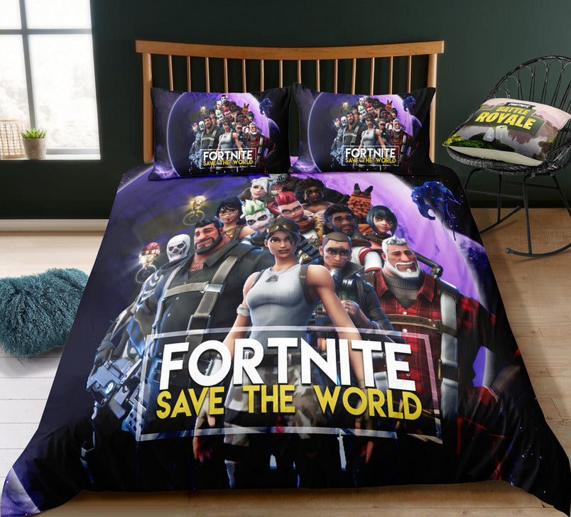 Fortnite Save The World 3pc Comforter Set