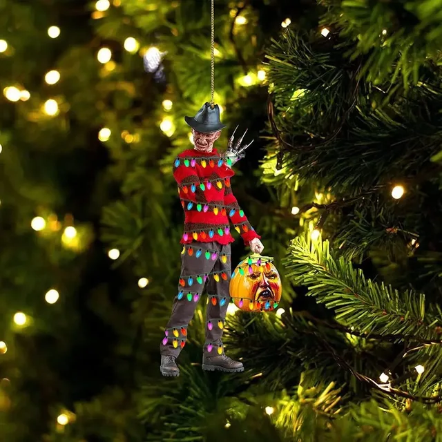 Halloween Freddy Kruger Christmas Tree Ornament (8cm)