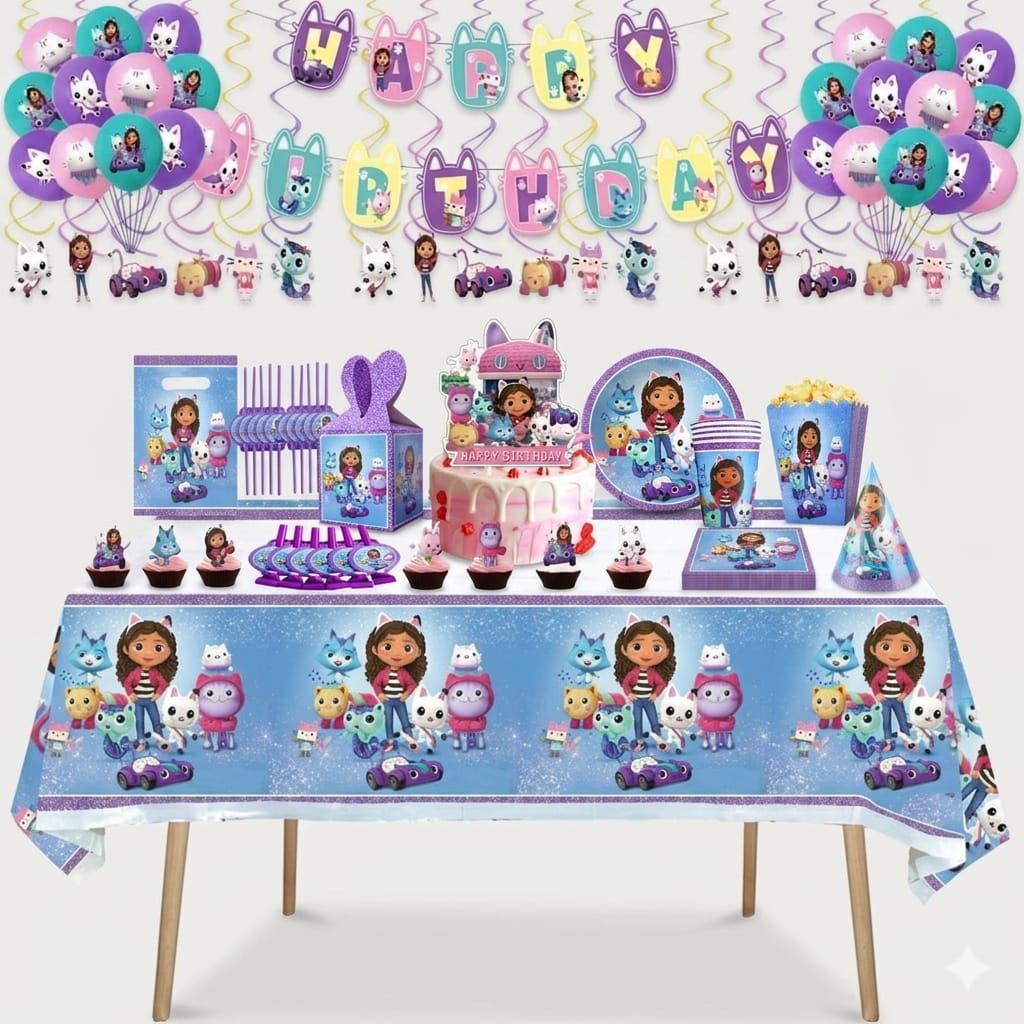 Gabby Dollhouse Ultimate Party Decoration package