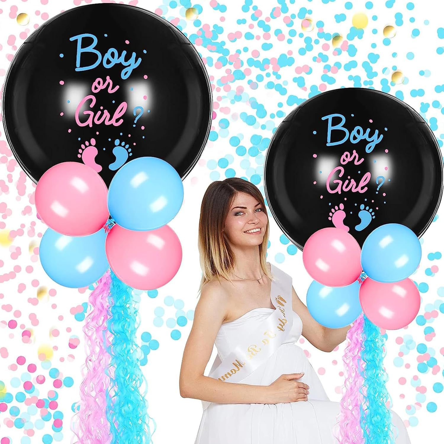 Gender Reveal Party Set Package kit 27 pcs