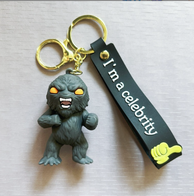 Godzilla or Kong Key Chain