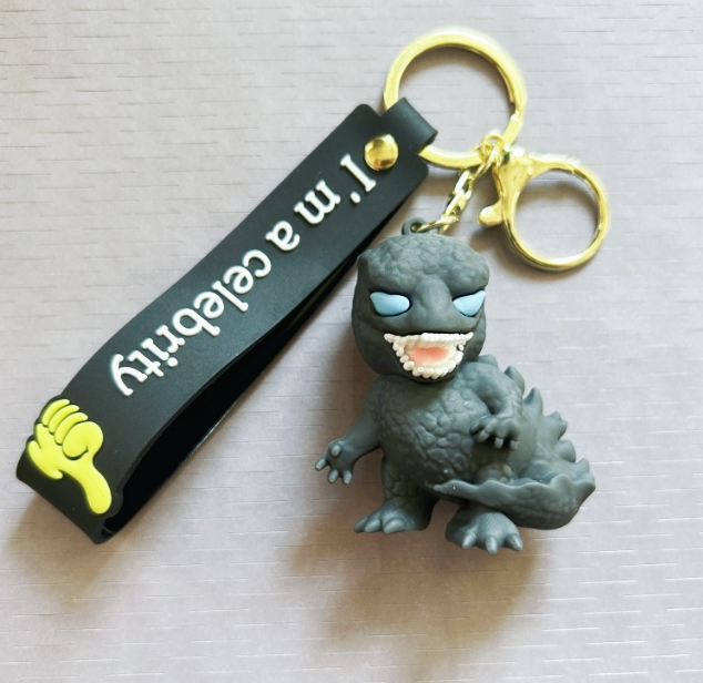 Godzilla or Kong Key Chain