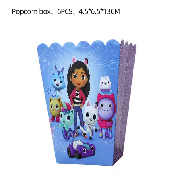 Gabby dollhouse popcorn box
