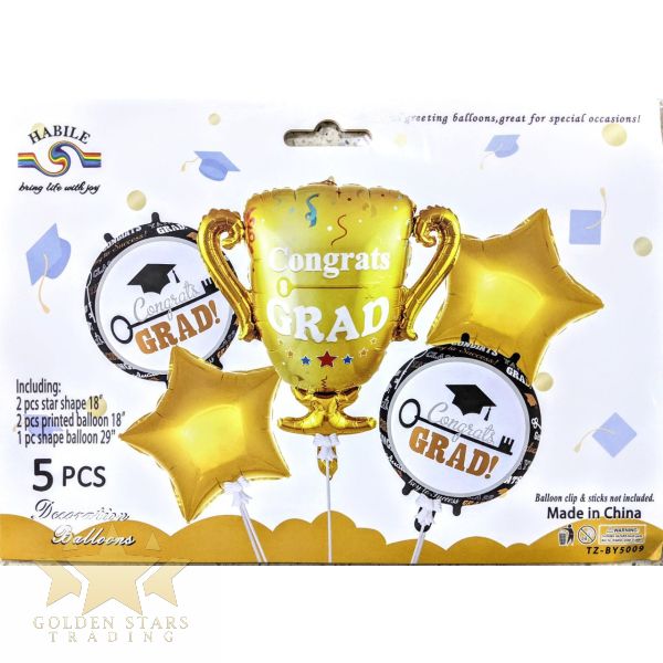 Graduation 5pc Balloon set