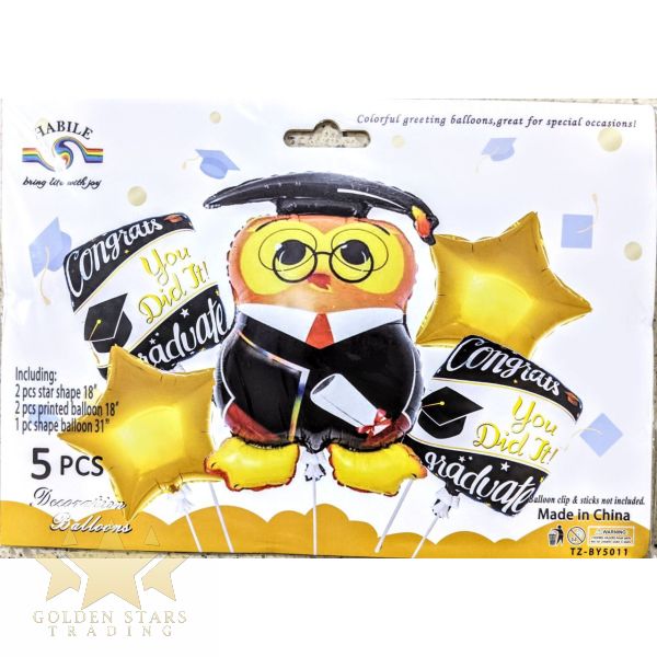 Graduation 5pc Balloon set