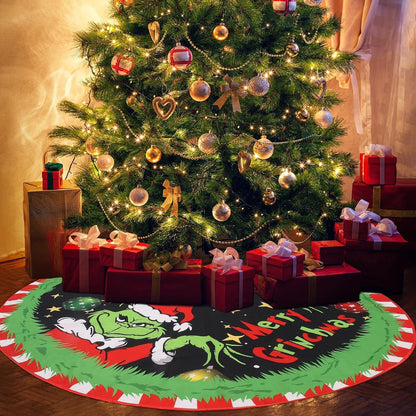 Grinch Christmas Tree Skirt (48 inches) XMAS mat