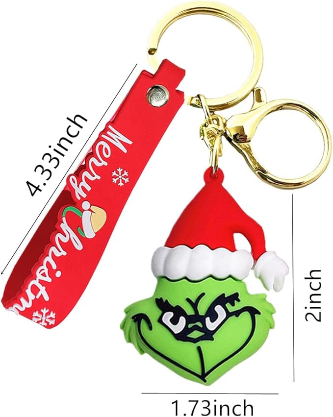 Grinch Keychain