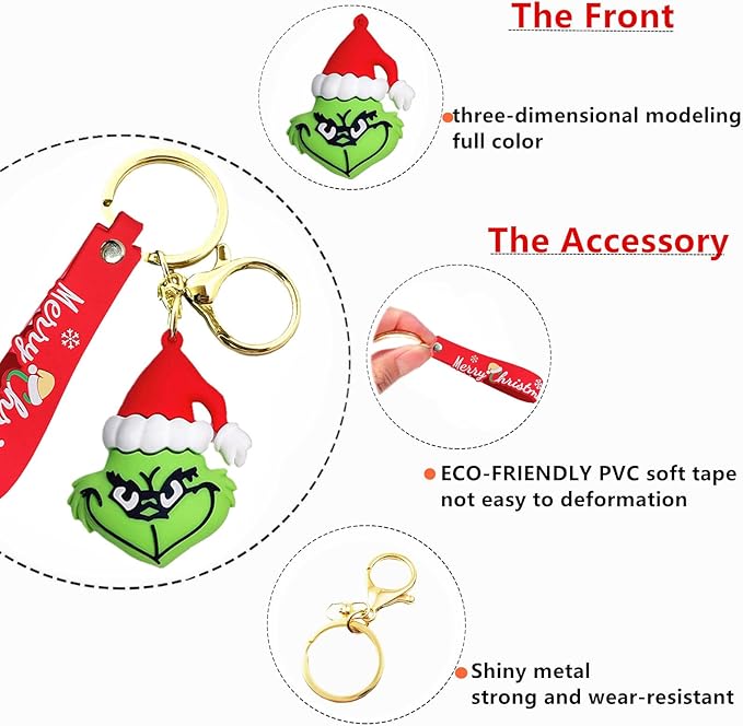 Grinch Keychain