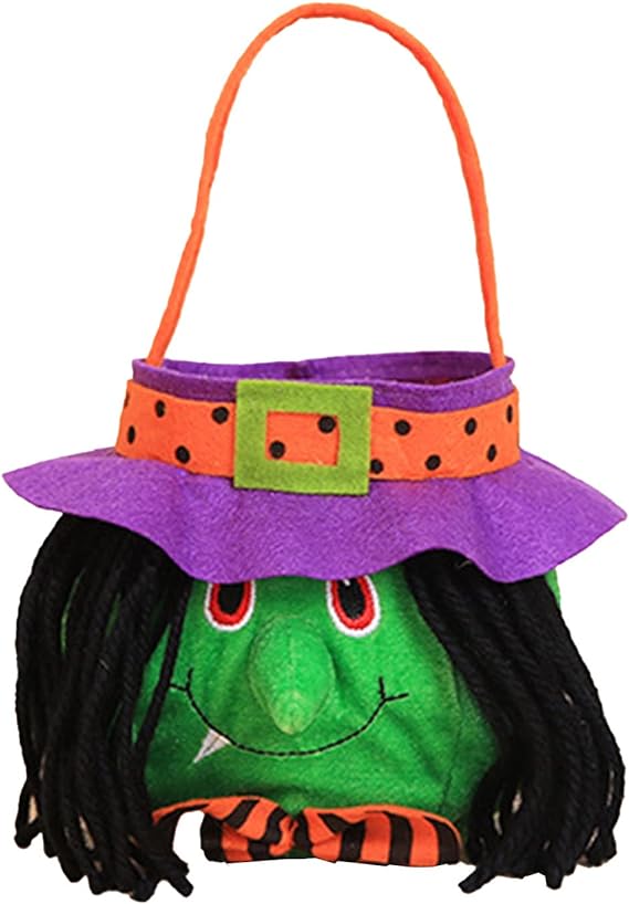 Halloween Tote Pouch Sack Candy Gift Bag Mini Handbag