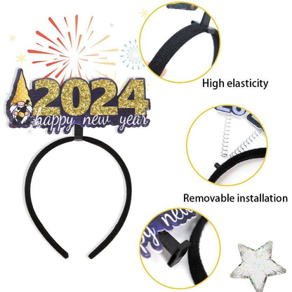 Happy New Year Headpieces 2024 New Years