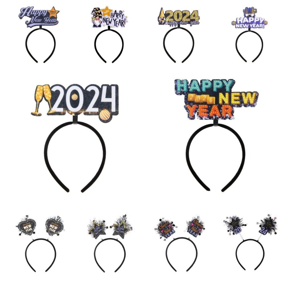 Happy New Year Headpieces 2024 New Years