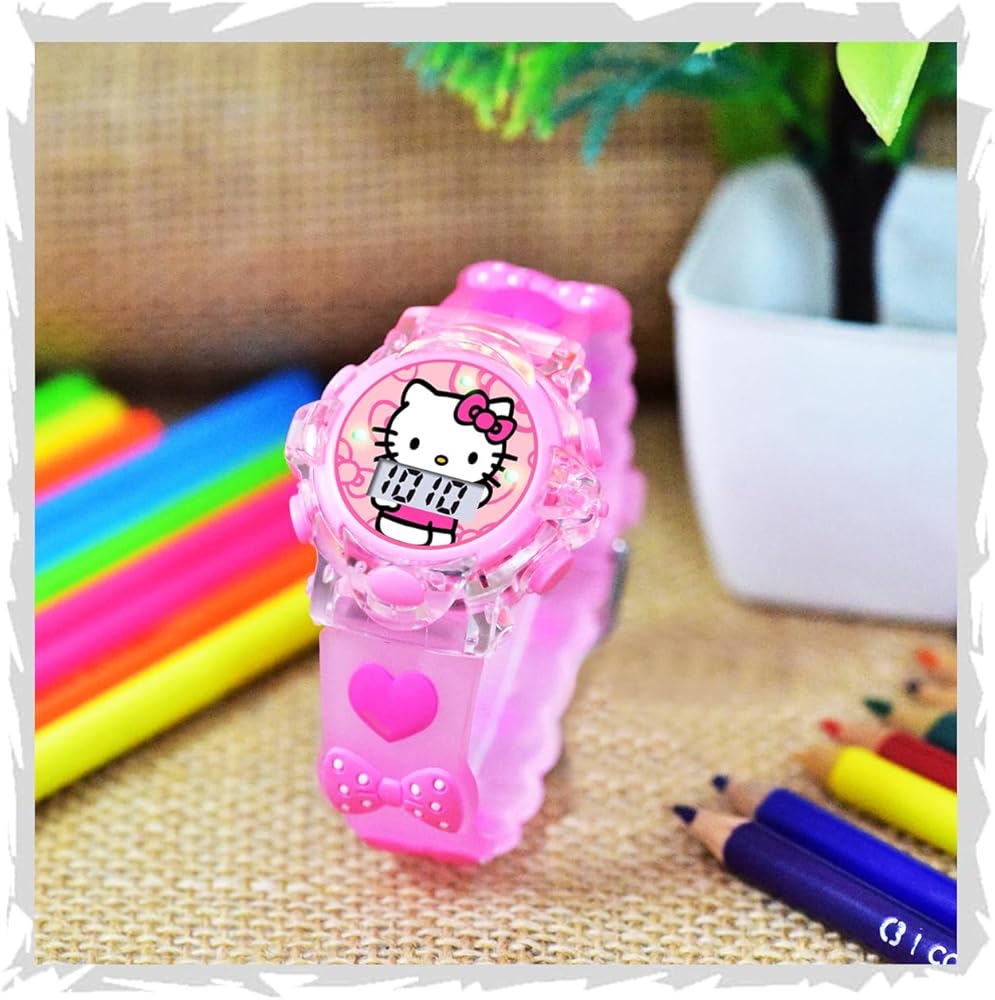 Hello Kitty Lighting And Musical Watch