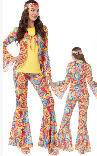 Halloween Adult Female Hippie Cosplay Costume