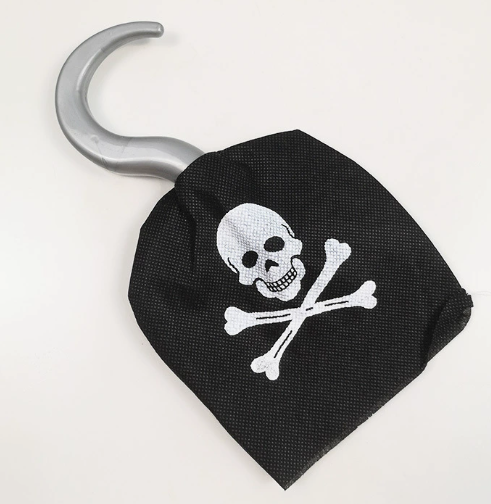 Halloween silver plastic hook