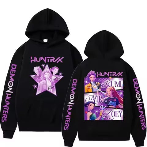Kpop Demon Hunters Huntrix Pullover Hoodie