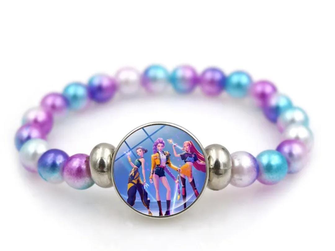 Kpop Demon Hunters (Huntrix) Beaded Bracelet