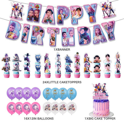 Kpop Demon Hunters Huntrix Party Package