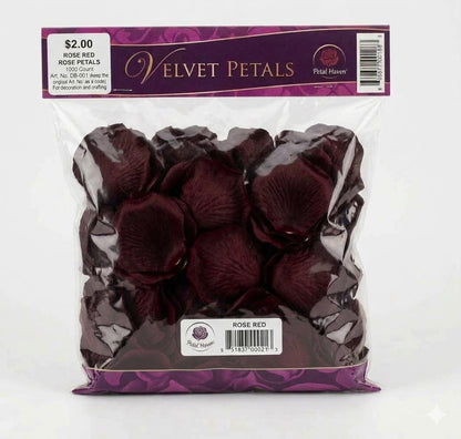 Artifical Rose Petal - Weddings, Engagements (100 pcs per pack)