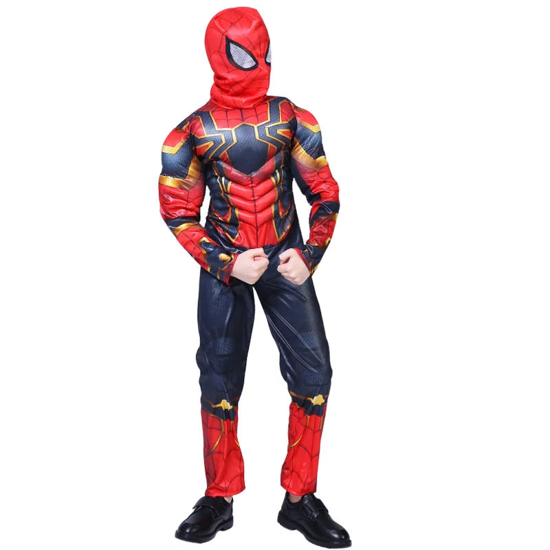 Spiderman Muscle man super hero Costume