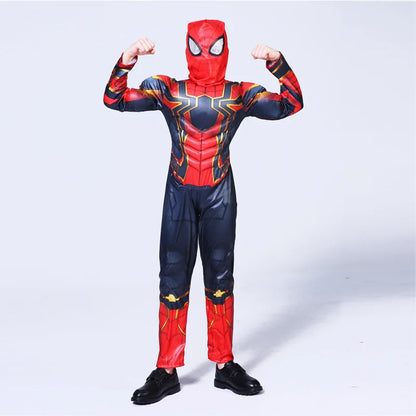 Spiderman Muscle man super hero Costume