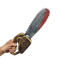 Chain saw halloween prop
