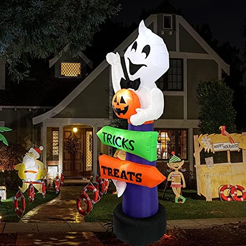 Halloween Trick or Treat 7ft Inflatable Ghost Float