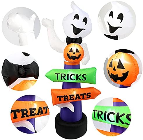 Halloween Trick or Treat 7ft Inflatable Ghost Float