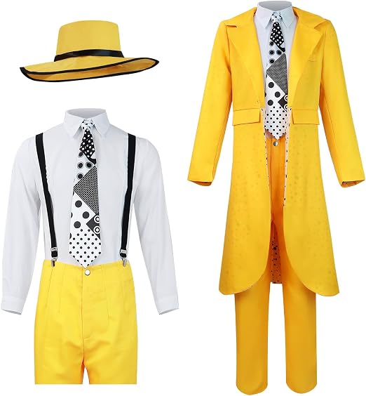 Adult Jim Carrey The Mask Halloween Costume