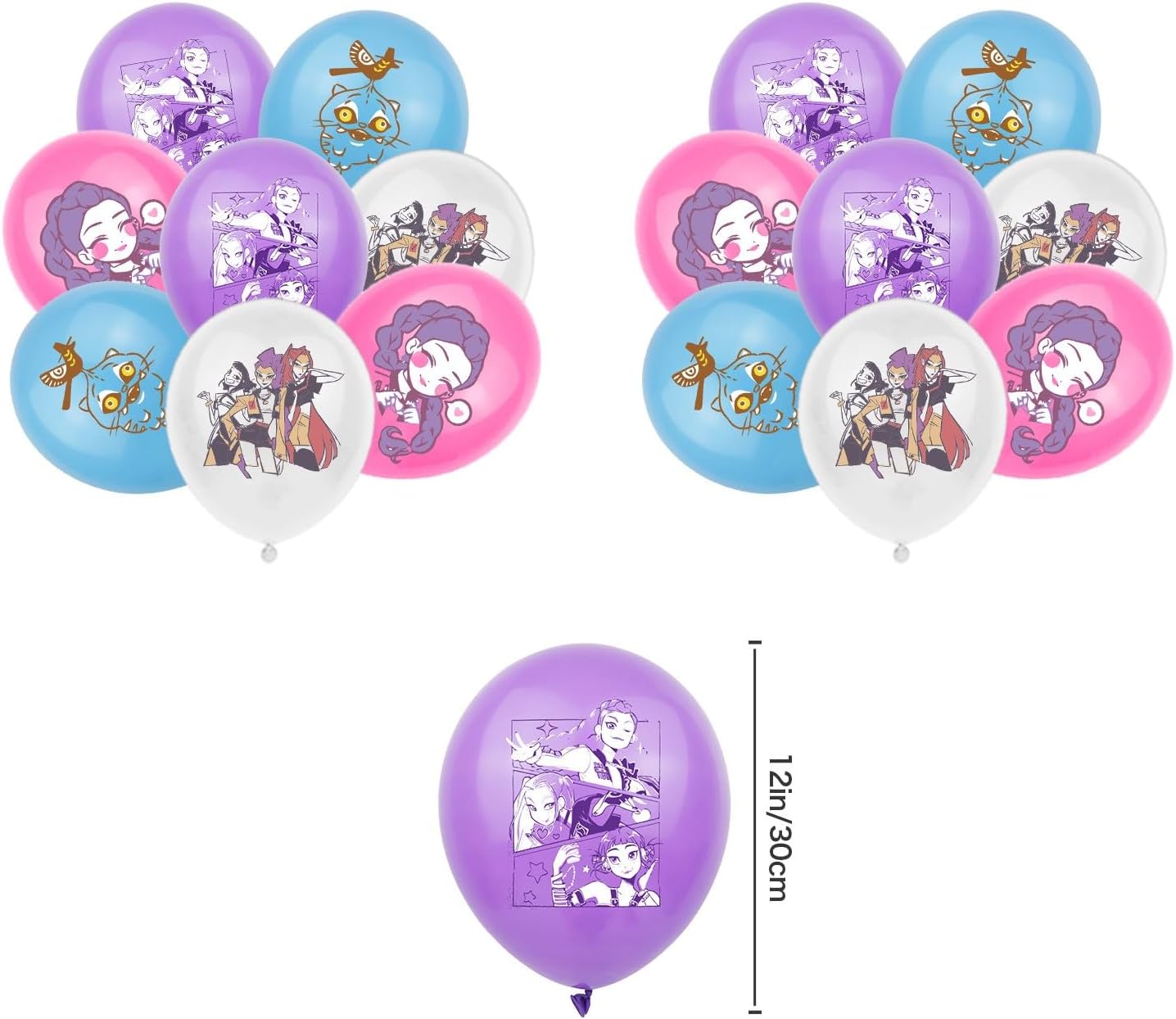 Kpop Demon Hunters Huntrix Backdrop Party Package