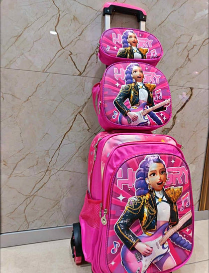 Kpop Demon Hunters Rumi Golden 3pc Trolley bag